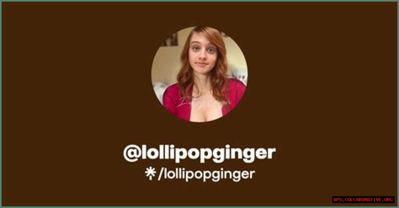 The Story Behind The 'Lollipop Ginger Leaked OnlyFans' Incident